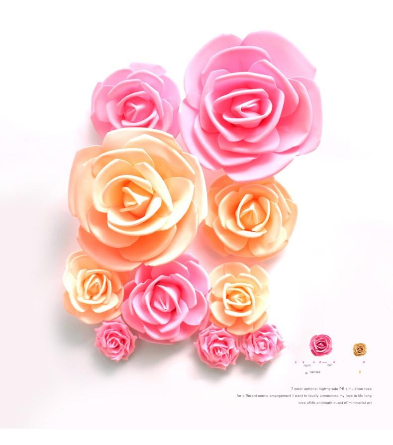 20cm To 50cm Available Big Foam Rose Flower Festive Display Window For Wedding Xmas Decorations Supplies Decorative Flowers & Wreaths
20cm To 50cm Available Big Foam Rose Flower Festive Display Window For Wedding Xmas Decorations Supplies Decorative Flowers & Wreaths