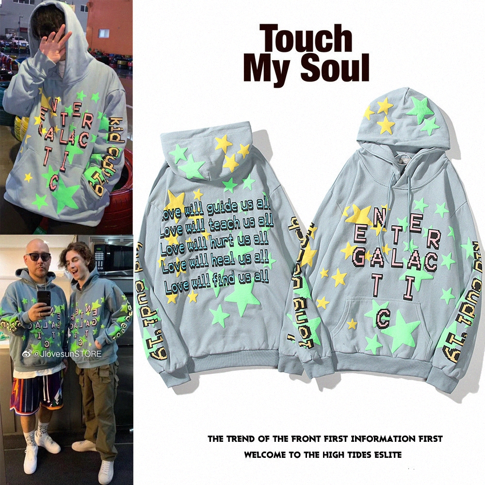Kanye West hoodie men hoodies women sweatshirts luminous five-pointed star sweatshirt KIDS SEE GHOSTS Clothing Mens cpfm womens Harajuku Fleece fashion, I need look other product
Kanye West hoodie men hoodies women sweatshirts luminous five-pointed star sweatshirt KIDS SEE GHOSTS Clothing Mens cpfm womens Harajuku Fleece fashion, I need look other product