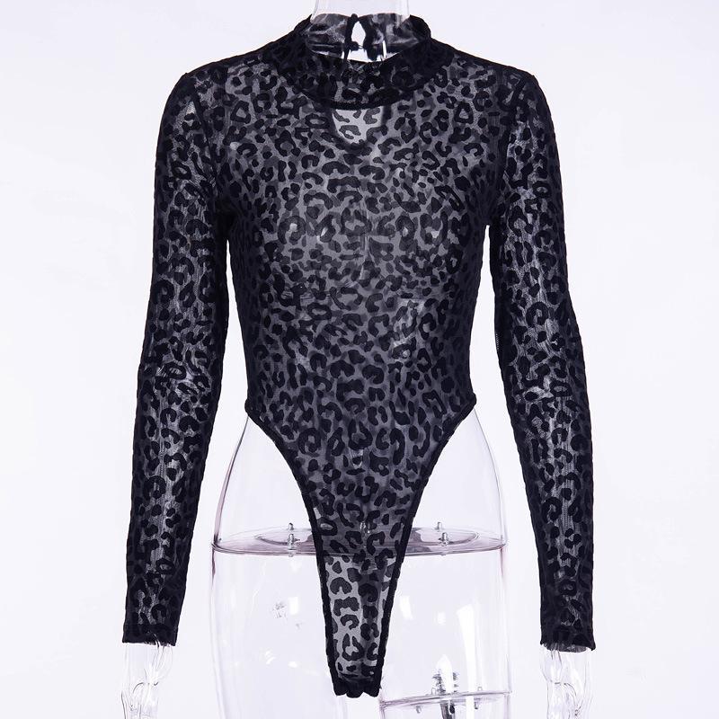 Leopard Bodysuit Women Black Bodycon Turtleneck Clubwear See Through Body Suits Ladies Sexy Long Sleeve Mesh Bodysuits Women' Jumpsuits & R
Leopard Bodysuit Women Black Bodycon Turtleneck Clubwear See Through Body Suits Ladies Sexy Long Sleeve Mesh Bodysuits Women' Jumpsuits & R
