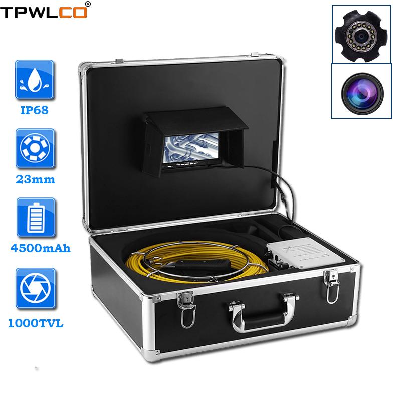 Fiberglass Cable 7inch Color HD Pipe Endoscopy Inspection Camera System Drain Sewer Head With 12pcs LED Lights IP Cameras
Fiberglass Cable 7inch Color HD Pipe Endoscopy Inspection Camera System Drain Sewer Head With 12pcs LED Lights IP Cameras