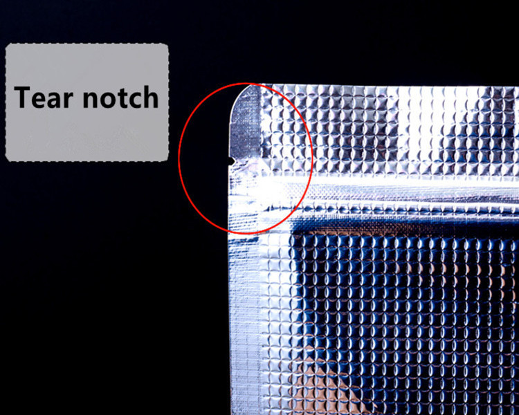 100pcs Stand up Embossed Silver Aluminum Foil Window Zip Lock Bag Resealable Visiable Display Food Snack Coffee Meat Dried Fruits Nuts Beans Packaging