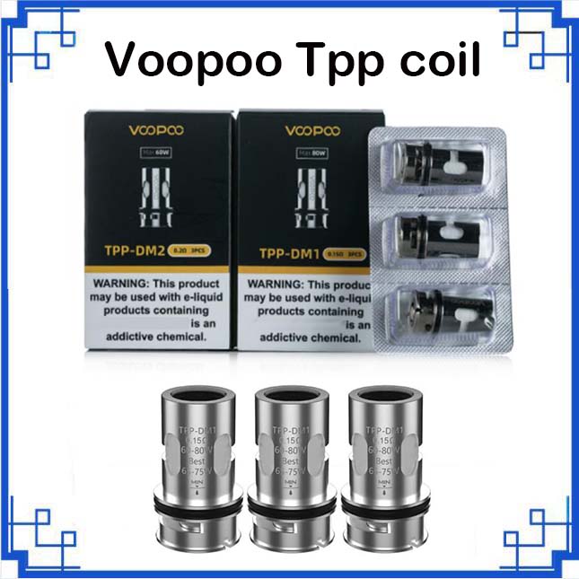 Voopoo Tpp Mesh coil E cigarette Coils DM1 DM2 Replacement Head For DRAG 3 Kit DragX Plus Pods fit Tank Cartridges vs PnP Geekvape boost
Voopoo Tpp Mesh coil E cigarette Coils DM1 DM2 Replacement Head For DRAG 3 Kit DragX Plus Pods fit Tank Cartridges vs PnP Geekvape boost