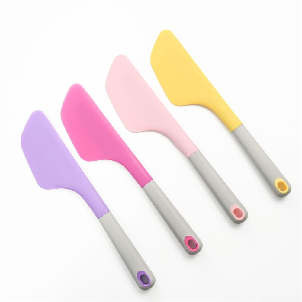 Large Silicone Cream Baking Scraper Pastry Tools Non Stick Butter Mixer Smoother Spreader Heat Resistant Spatula EEB5987 Free shipping