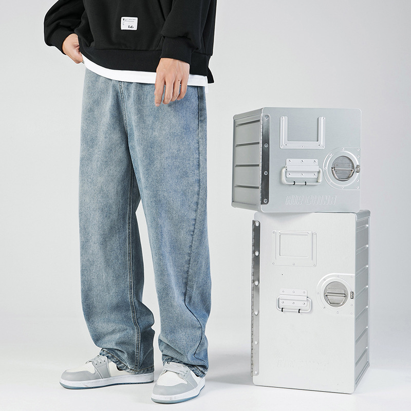 men's jeans fashioned male jeans loosen straight leg pants fall and casual winter long-legged denim korean hip-hop street ctj4, Blue
men's jeans fashioned male jeans loosen straight leg pants fall and casual winter long-legged denim korean hip-hop street ctj4, Blue