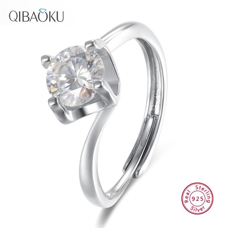 Cluster Rings Moissanite 925 Sterling Silver Finger Open Adjustable Ring For Women Luxury Jewelry Engagement Wedding, Golden;silver
Cluster Rings Moissanite 925 Sterling Silver Finger Open Adjustable Ring For Women Luxury Jewelry Engagement Wedding, Golden;silver