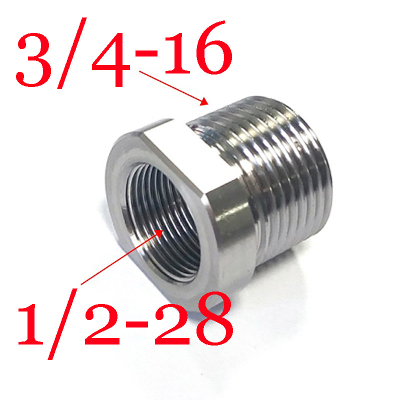 1/2-28 Female To 3/4-16 Male Fuel Filter Stainless Steel Thread Adapter for Napa 4003 Wix 24003 1/2*28 Solvent Trap Converter
1/2-28 Female To 3/4-16 Male Fuel Filter Stainless Steel Thread Adapter for Napa 4003 Wix 24003 1/2*28 Solvent Trap Converter
