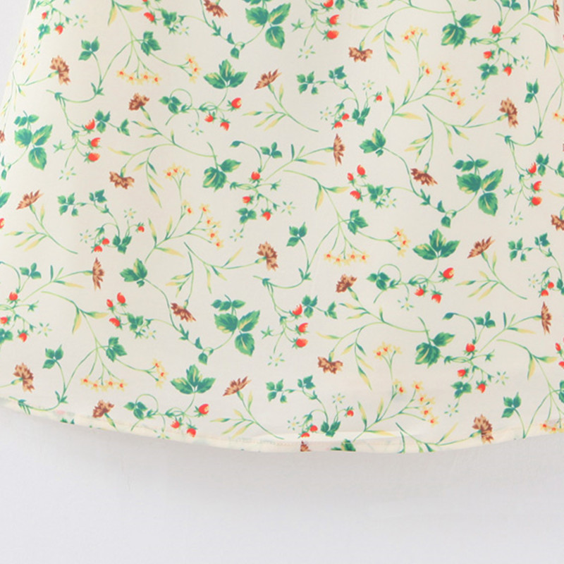 beauty Women Summer Pleated Floral Mini Dress Woman Fresh Elegant Casual Holiday Square Collar 210514