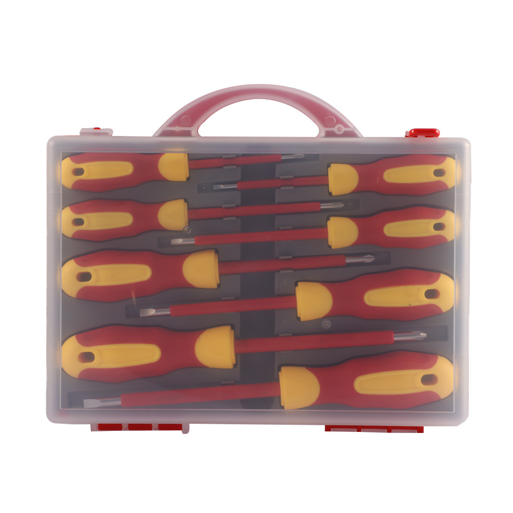 8Pcs Insulated Screwdriver Set Slotted Torx Magnetic Screwdriver Bits Double End Phillips Screw Bit Set For Electricians Tools
