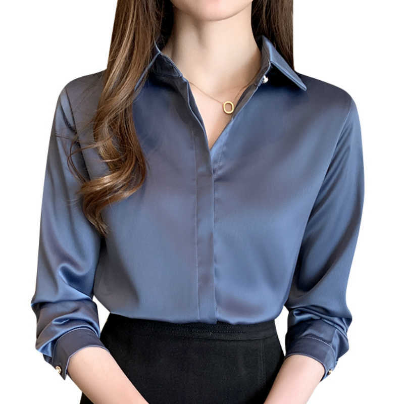 Fashion Woman Blouses Turn Down Collar Office Blouse Shirt Women Tops Clothes Chiffon Blouse Long Sleeve Blouse Women C645 210602, White
Fashion Woman Blouses Turn Down Collar Office Blouse Shirt Women Tops Clothes Chiffon Blouse Long Sleeve Blouse Women C645 210602, White