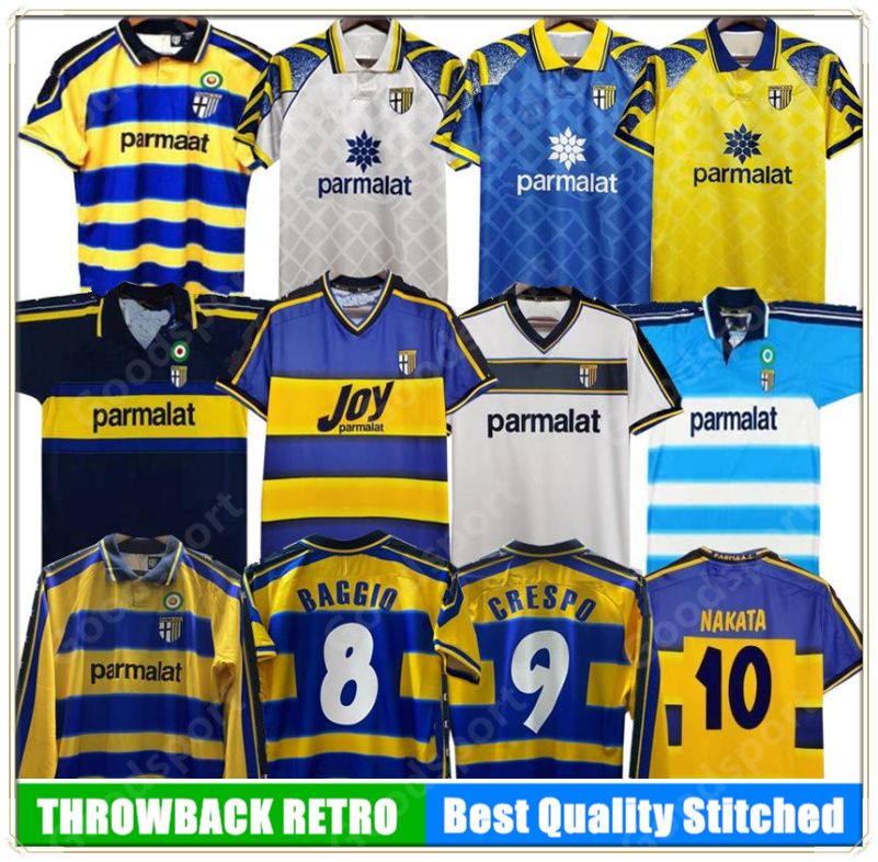 Retro Parma soccer Jersey 98 99 00 FUSER 8 BAGGIO 9 CRESPO 10 ORTEGA 11 AMOROSO F CANNAVARO Football shirt calcio, Men
Retro Parma soccer Jersey 98 99 00 FUSER 8 BAGGIO 9 CRESPO 10 ORTEGA 11 AMOROSO F CANNAVARO Football shirt calcio, Men