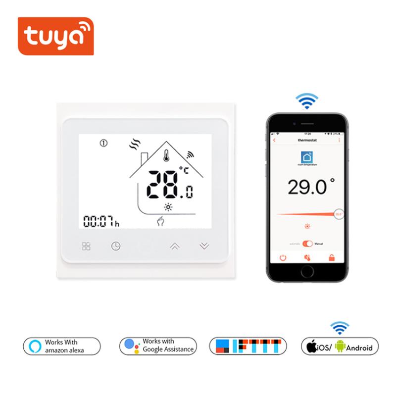 Smart Home Control Temperature Controller For Water/Electric Floor Heating Water/Gas Boiler Tuya APP Remote /WiFi Touch Thermostat
Smart Home Control Temperature Controller For Water/Electric Floor Heating Water/Gas Boiler Tuya APP Remote /WiFi Touch Thermostat