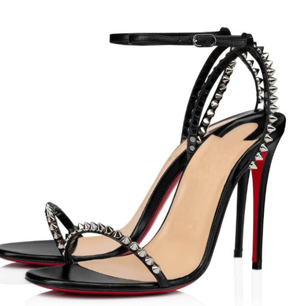 Arrival Red Bottom hight heel Cataclou Sandals Patent Leather Studded Ladies Ankle Strap Women's Pumps Party Dress EU35-43 mkjl0003, Black
Arrival Red Bottom hight heel Cataclou Sandals Patent Leather Studded Ladies Ankle Strap Women's Pumps Party Dress EU35-43 mkjl0003, Black