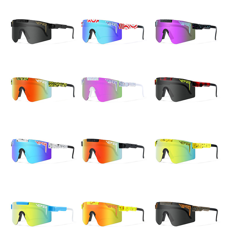 

25 Color PIT Cycling Glasses Viper UV400 TR90 Outdoor Polarized Sports Eyewear Fashion Bike Bicycle Sunglasses Mtb Goggles with Case
