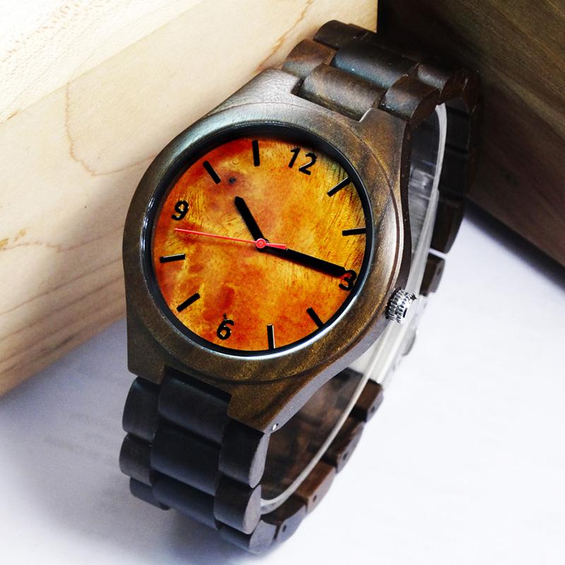Wristwatches Natural Black Wood Watch Men Business Luxury Stop Quartz Movement Watches Gift Full Wooden, Ebony
Wristwatches Natural Black Wood Watch Men Business Luxury Stop Quartz Movement Watches Gift Full Wooden, Ebony
