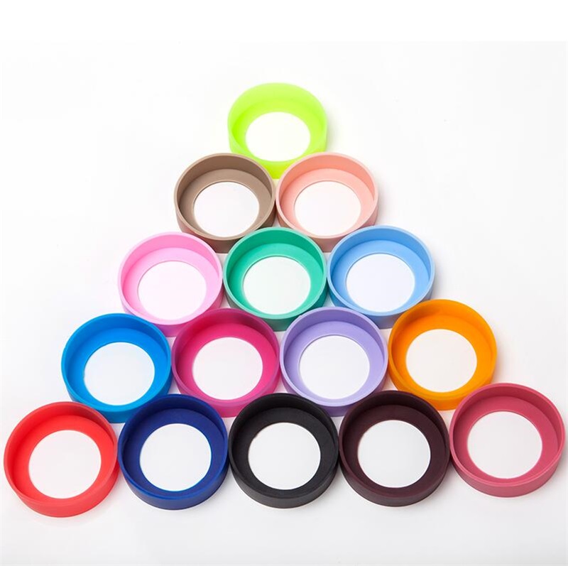 Cup Round Silicone Anti-Slip Bottom Mats For Bottle g Tumbler Protective Sleeve Cover Free shipping