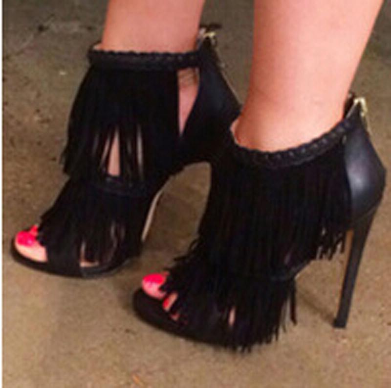 Design Women Fashion Open Toe Tassels Gladiator Sandals Back Zipper-up Thin Heel Ankle Formal Dress Shoes, As picture
Design Women Fashion Open Toe Tassels Gladiator Sandals Back Zipper-up Thin Heel Ankle Formal Dress Shoes, As picture