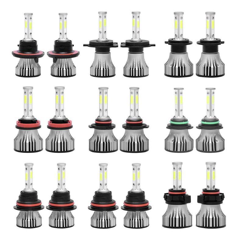 Car Headlights 2x 4 Side COB LED Headlight Bulbs 52W 6500K Headlamp Fog Lamp Remodel Light Replacement Auto Accessories
Car Headlights 2x 4 Side COB LED Headlight Bulbs 52W 6500K Headlamp Fog Lamp Remodel Light Replacement Auto Accessories