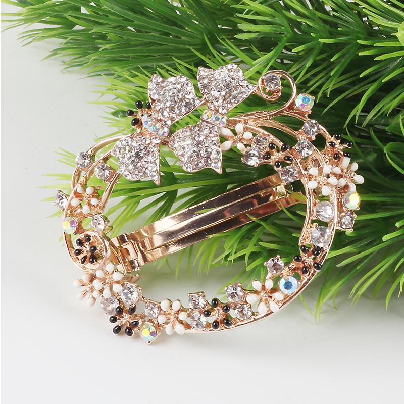 Hair Clips & Barrettes 1PC Women Chic Crystal Flower Butterfly Hollow Round Hairpins Accessories Shiny Rhinestones Spring Clip Jewelry, Golden;silver
Hair Clips & Barrettes 1PC Women Chic Crystal Flower Butterfly Hollow Round Hairpins Accessories Shiny Rhinestones Spring Clip Jewelry, Golden;silver