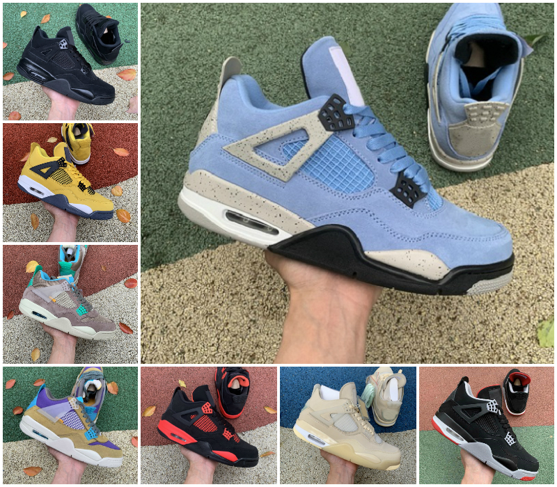 Top Quality University Blue 4 4s Basketball Shoes Red Thunder Men Women Court Purple Pure Money Bred Jumpman Cream Sail TAUPE HAZE White Oreo Black Cement Cat Sneakers, Bubble package bag
Top Quality University Blue 4 4s Basketball Shoes Red Thunder Men Women Court Purple Pure Money Bred Jumpman Cream Sail TAUPE HAZE White Oreo Black Cement Cat Sneakers, Bubble package bag