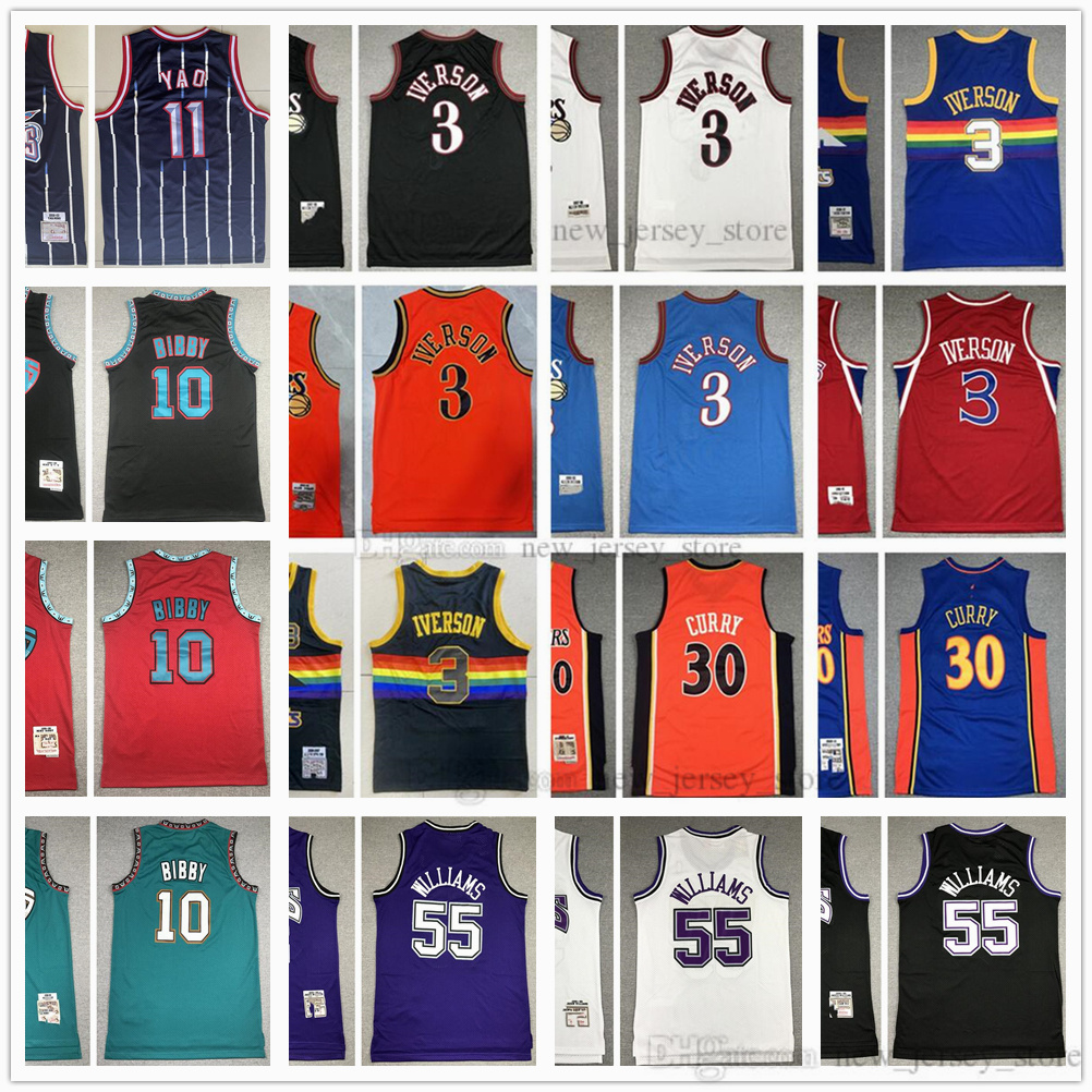 Stitched Mitchell and Ness Basketball Allen 3 Iverson Jerseys Yao 11 Ming Jason 55 Williams Mike 10 Bibby Stephen 30 Curry Jersey Retro MitchellNess Man, Same as picture
Stitched Mitchell and Ness Basketball Allen 3 Iverson Jerseys Yao 11 Ming Jason 55 Williams Mike 10 Bibby Stephen 30 Curry Jersey Retro MitchellNess Man, Same as picture