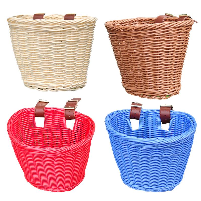Storage Bags Kids Vintage Rattan Bicycle Baskets Balance Car D-Shaped Bike Scooter Basket Accessories CH
Storage Bags Kids Vintage Rattan Bicycle Baskets Balance Car D-Shaped Bike Scooter Basket Accessories CH
