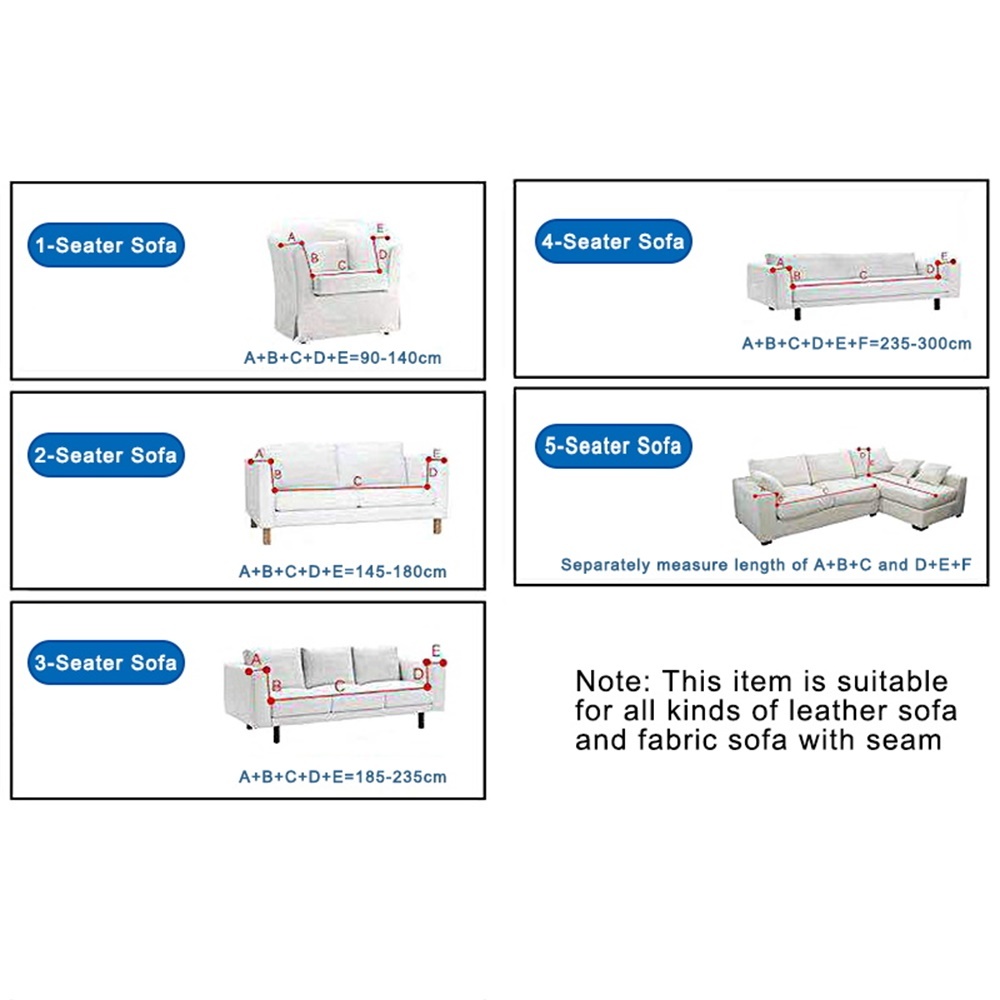 4 Seater Chair Sofa Cover Couch Cover Elastic Plush Velvet Furniture Slipcover Protector Sofa cover chair protector