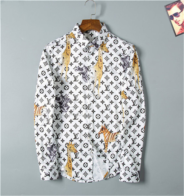 2021 summer Luxury Designer Men's Business Casual Shirt Long sleeve Stripe lapel shirts masculine social fashion plaid M-3XL#AP344, Color
2021 summer Luxury Designer Men's Business Casual Shirt Long sleeve Stripe lapel shirts masculine social fashion plaid M-3XL#AP344, Color