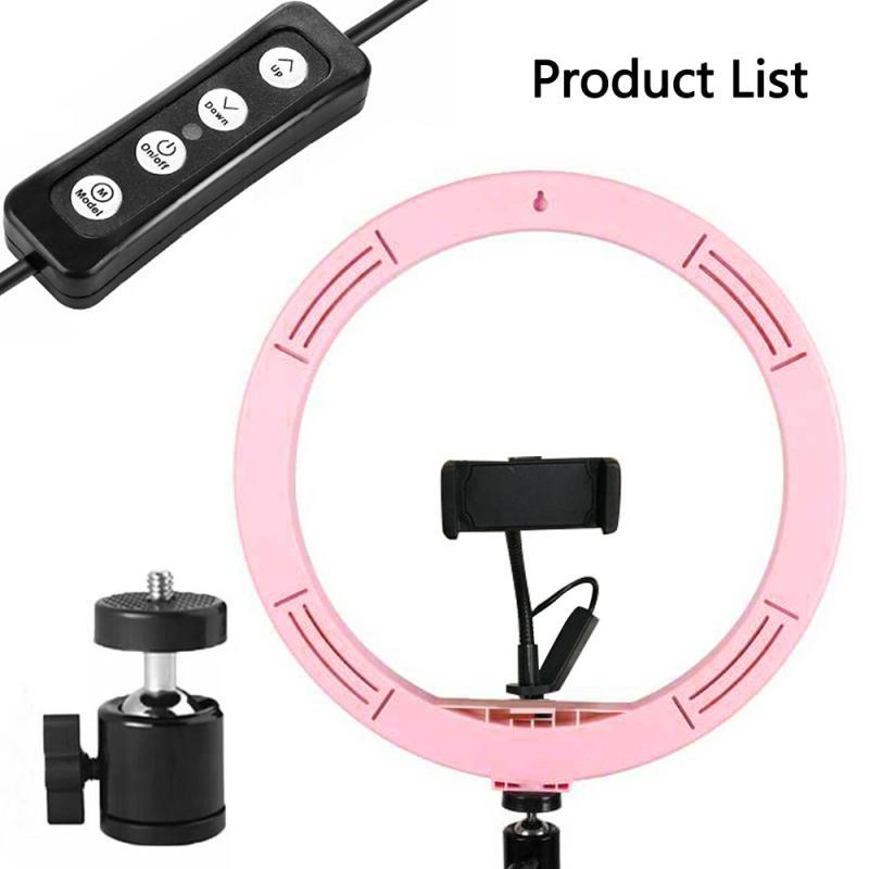 Po LED Selfie Ring Fill Light 24W Dimmable Camera Phone Lamp With Stand Tripod For Makeup Video Live Studio Flashes
Po LED Selfie Ring Fill Light 24W Dimmable Camera Phone Lamp With Stand Tripod For Makeup Video Live Studio Flashes