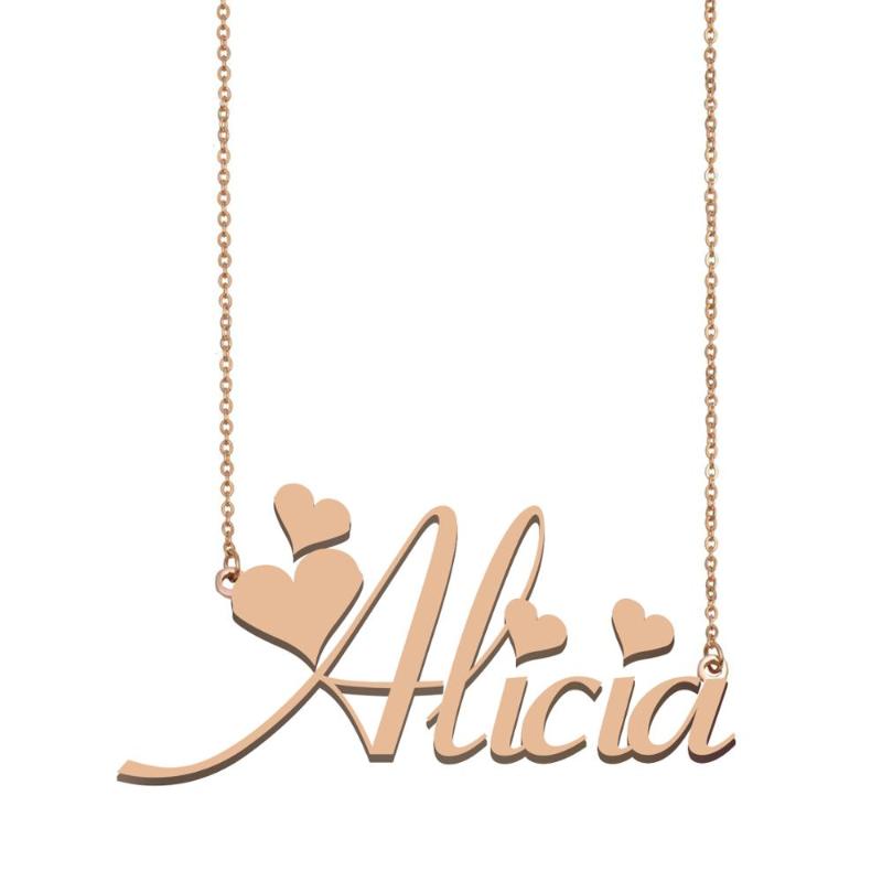 Pendant Necklaces Alicia Name Necklace, Custom Necklace For Women Girls Friends Birthday Wedding Christmas Mother Days Gift
Pendant Necklaces Alicia Name Necklace, Custom Necklace For Women Girls Friends Birthday Wedding Christmas Mother Days Gift