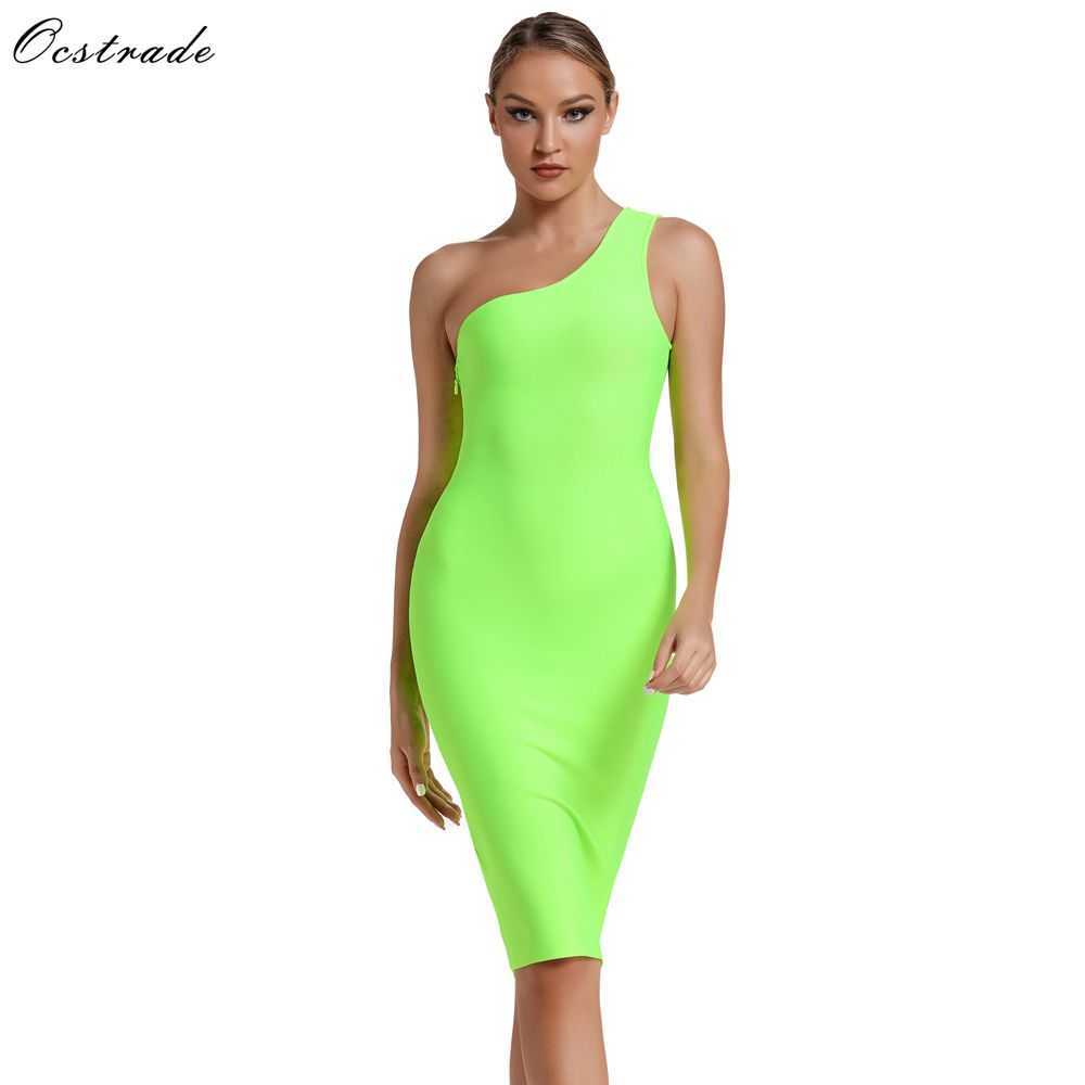 Ocstrade Arrival Neon Green Bandage Dress Summer Sexy One Shoulder Bodycon Mini Party Night Club 210527, Blue
Ocstrade Arrival Neon Green Bandage Dress Summer Sexy One Shoulder Bodycon Mini Party Night Club 210527, Blue