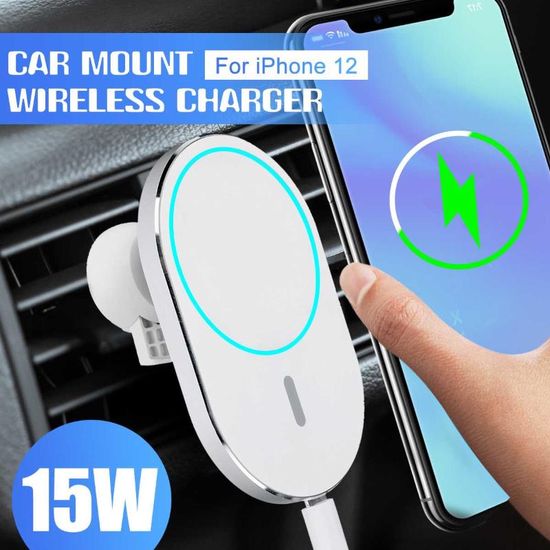Cell Phone Mounts & Holders 15W Magnetic Car Wireless Charger For 12 Pro Mini Fast Charging Magnet Stand Chargers, As pic
Cell Phone Mounts & Holders 15W Magnetic Car Wireless Charger For 12 Pro Mini Fast Charging Magnet Stand Chargers, As pic