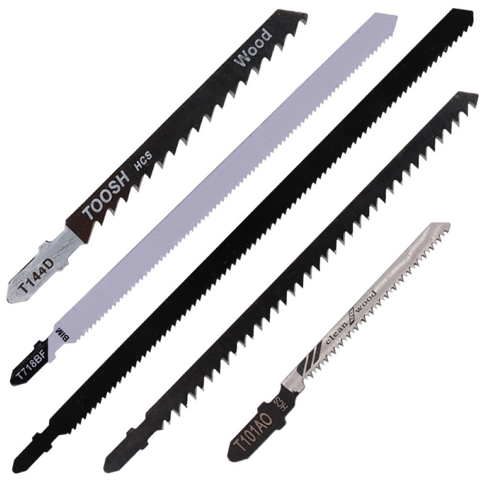52pcs Saw Blade Metal Carbon Steel 76-100MMM Sawing Jigsaw Blades Wood Cutting Power Cutter Blades T-Shank Curve Saw Blade Set