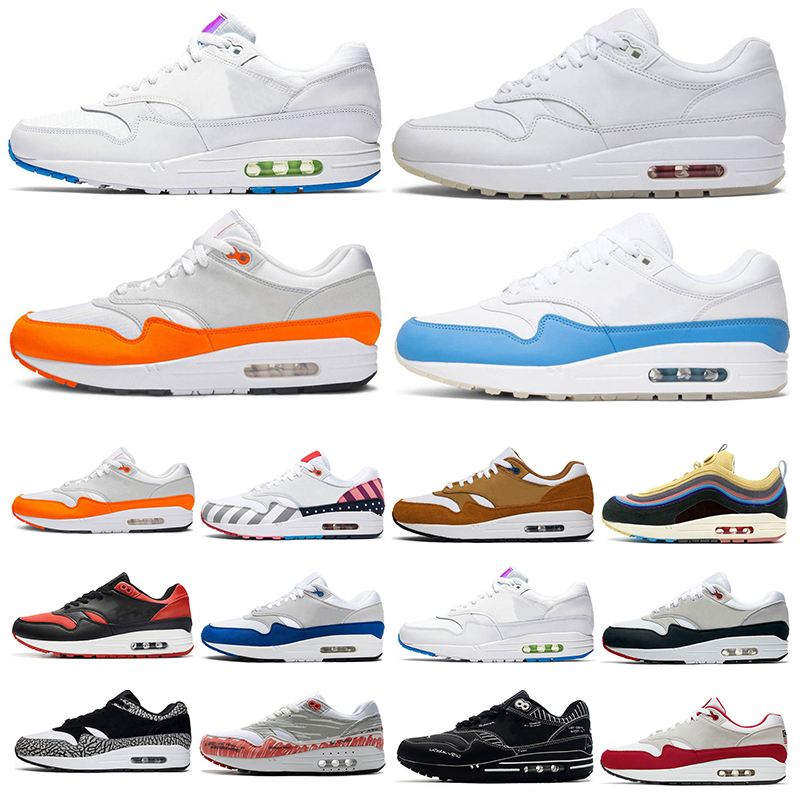 Mens Cushion Running Shoes Sneakers 1 87s Patta Grey Black Waves Noise Aqua Monarch London Amsterdam University Blue Men Women Sports Trainers Sean Wotherspoon, Color 2
Mens Cushion Running Shoes Sneakers 1 87s Patta Grey Black Waves Noise Aqua Monarch London Amsterdam University Blue Men Women Sports Trainers Sean Wotherspoon, Color 2