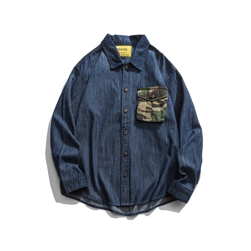 Autumn Blue Denim Jeans Jacket Men Japanese Streetwear Coat for Men Camouflage Pocket Cowboy Shirt High Quality Clothes 210603, Beige
Autumn Blue Denim Jeans Jacket Men Japanese Streetwear Coat for Men Camouflage Pocket Cowboy Shirt High Quality Clothes 210603, Beige