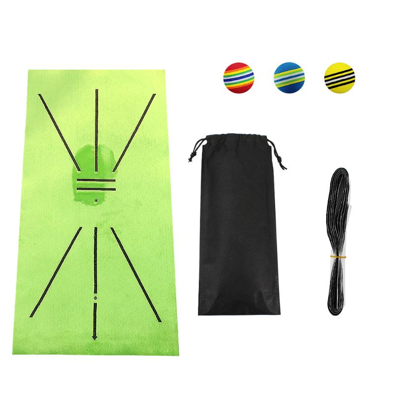 Golf Training Aids Putting Mat Detection Batting Aid Swing Trainer Sport Accessories With 3 Pcs Practice Ball
Golf Training Aids Putting Mat Detection Batting Aid Swing Trainer Sport Accessories With 3 Pcs Practice Ball