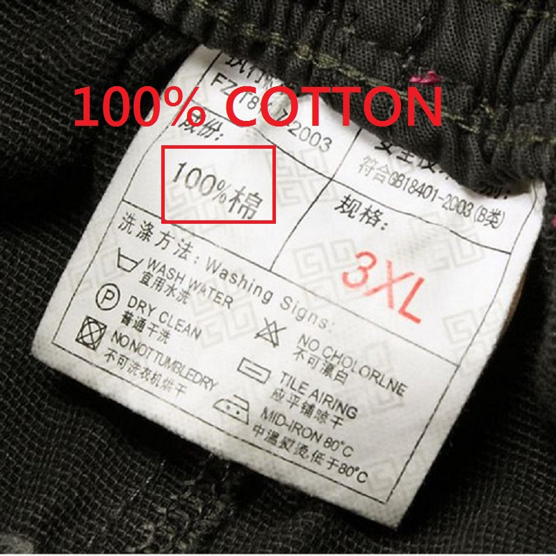 100% COTTON Summer Men's Casual Pants Loose Elastic Trousers for Men Black Army Green Grey Big and Tall Plus Size XL-6XL 5XL 210518