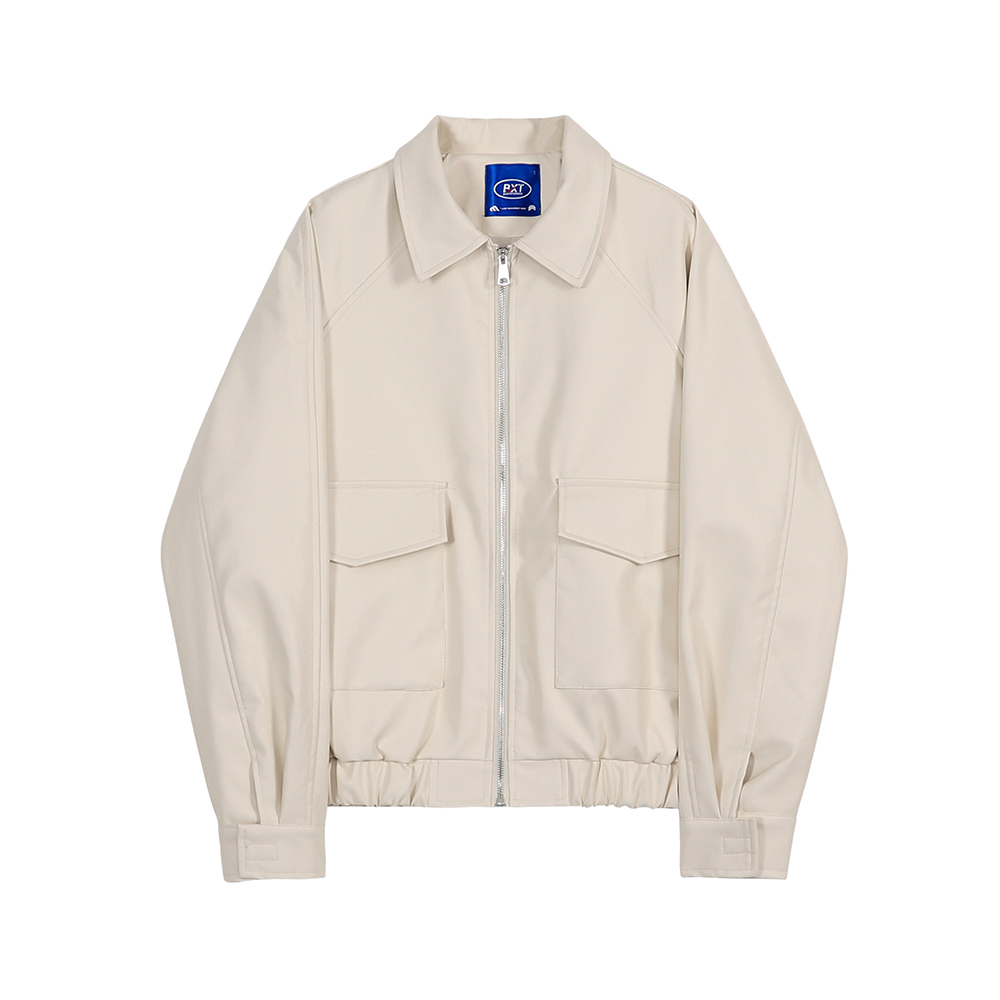 IEFB Men's PU Leather Clothing Korean Fashion Loose Motorcycle Clothing Spring Causal Coat Zipper Coat 9Y5686 210524