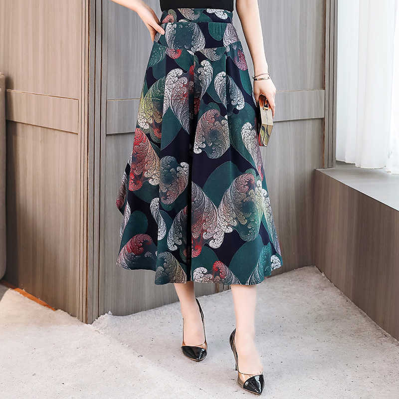 Summer Wide Leg Pants Women High Quality Loose Summer Bohemian Beach Pants Calf-Length High Waist Women Pants 211006