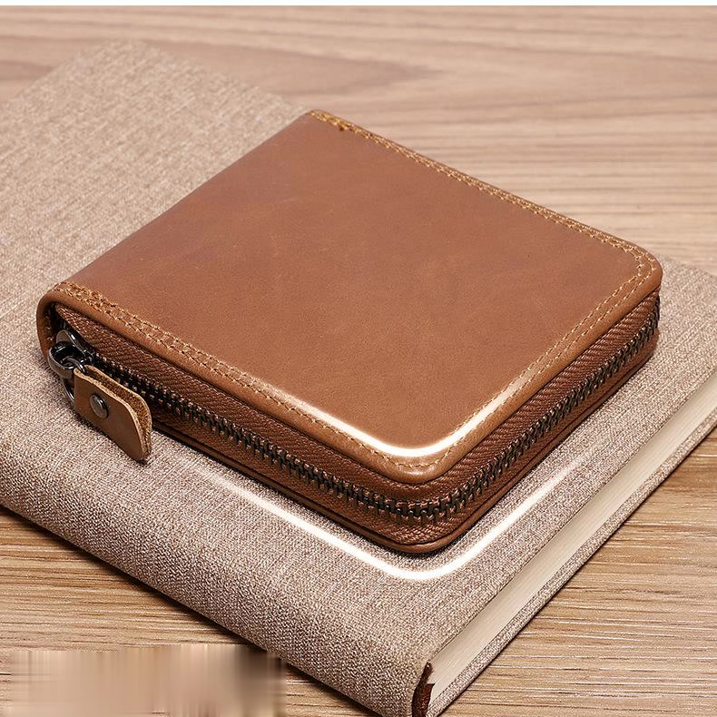 Men's Coin Purse Wallet Genuine Leather for Men Zipper Business Holder Anti Theft Pocket Male, 8889-1ablack
Men's Coin Purse Wallet Genuine Leather for Men Zipper Business Holder Anti Theft Pocket Male, 8889-1ablack