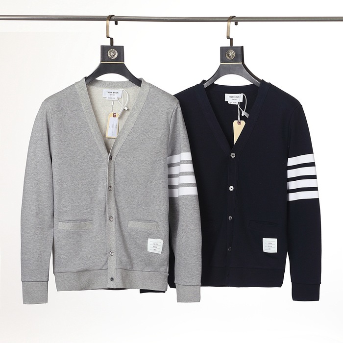 Hoodies Sweatshirts Tb Thom Women Sweater Cotton Men Cardigan V-neck Striped High Quality Coat for Long Sleeve Slim Outerwear Couple Wear Korean, Navy blue
Hoodies Sweatshirts Tb Thom Women Sweater Cotton Men Cardigan V-neck Striped High Quality Coat for Long Sleeve Slim Outerwear Couple Wear Korean, Navy blue