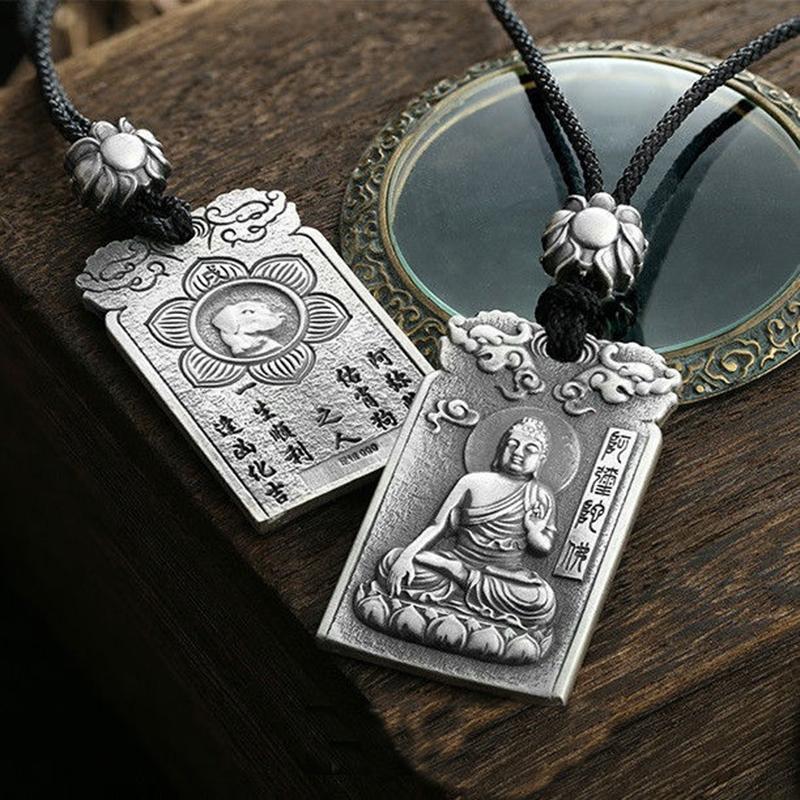 chains natal buddha pendant zodiac rat ox tiger dragon snake horse sheep monkey rooster dog pig eight patron saint necklace, Silver
chains natal buddha pendant zodiac rat ox tiger dragon snake horse sheep monkey rooster dog pig eight patron saint necklace, Silver