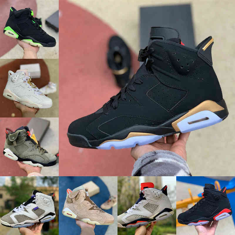 Top Quality Electric Green 6 6s Mens Basketball Shoes Golden Harvest Tinker Hatfield Sport Blue 3m Reflective Infrared Maroon British Khaki
Top Quality Electric Green 6 6s Mens Basketball Shoes Golden Harvest Tinker Hatfield Sport Blue 3m Reflective Infrared Maroon British Khaki