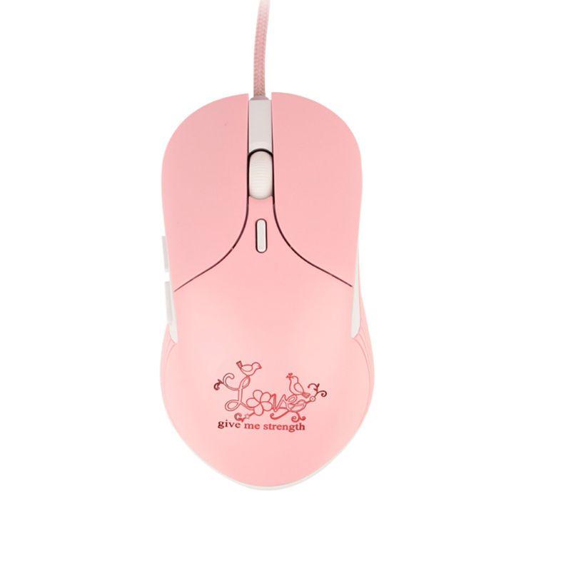 Pink LED Light Optical Game Mice Ergonomic USB Wired Mouse With 3200 DPI And 6 Buttons For PC Notebook Computer Laptop N7MA
Pink LED Light Optical Game Mice Ergonomic USB Wired Mouse With 3200 DPI And 6 Buttons For PC Notebook Computer Laptop N7MA