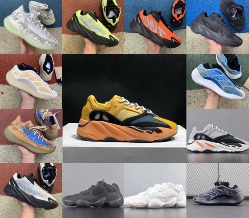 Top quality kanye 700 mens sneakers running shoes Utility Black Solid Grey Azael Sun Azareth Safflower Kyanite womens sports outdoor fashion
Top quality kanye 700 mens sneakers running shoes Utility Black Solid Grey Azael Sun Azareth Safflower Kyanite womens sports outdoor fashion