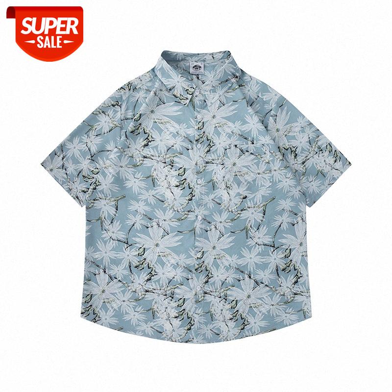 Japanese short-sleeved retro floral shirt men's casual loose flower Wei Yi couple #y076, White;black
Japanese short-sleeved retro floral shirt men's casual loose flower Wei Yi couple #y076, White;black