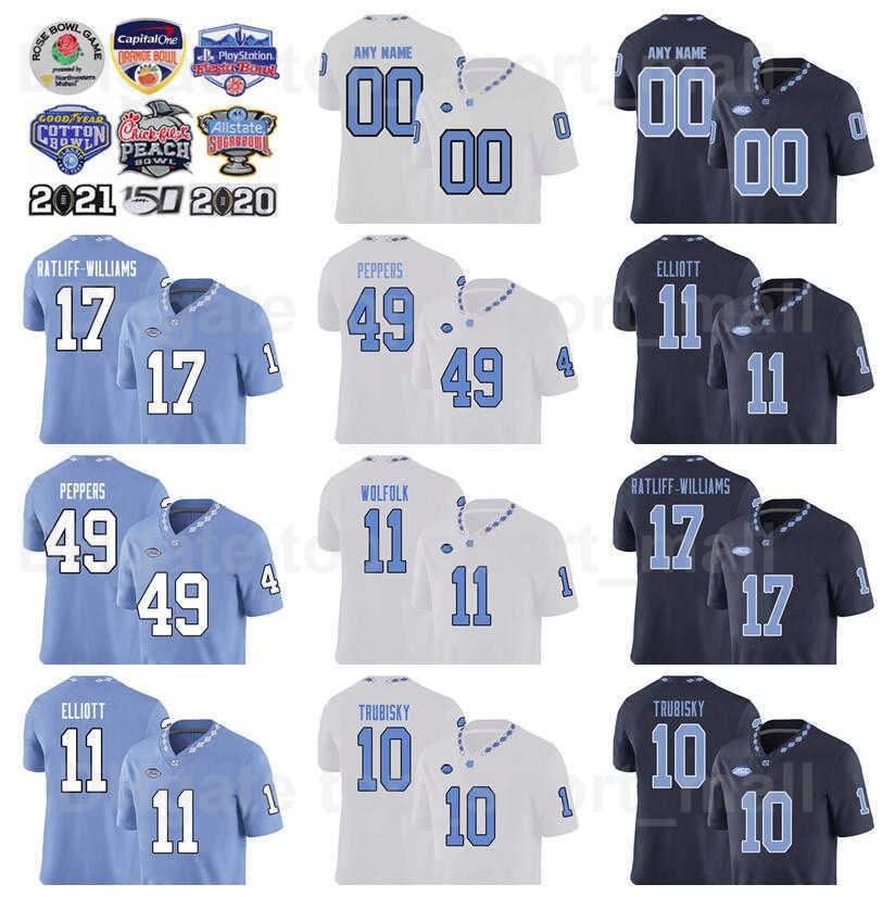 NCAA North Carolina Tar Heels College 49 Julius Peppers Jersey Football 10 Mitchell Trubisky 34 Tarik Cohen Nathan Elliott Anthony Ratliff-Williams Myles Wolfolk, Navy blue
NCAA North Carolina Tar Heels College 49 Julius Peppers Jersey Football 10 Mitchell Trubisky 34 Tarik Cohen Nathan Elliott Anthony Ratliff-Williams Myles Wolfolk, Navy blue