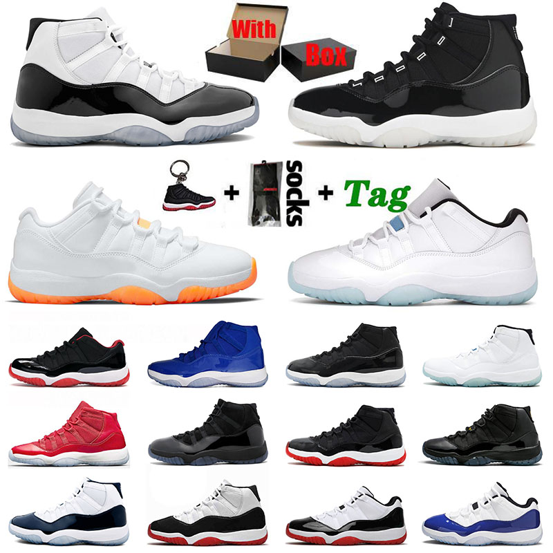 With Original Box Authentic Jumpman 11 11s Shoes for Mens Womens Low Citrus XI 25th High Bred Legend Blue Concord 45 23 Space Jam Cap and Gown Gamma Sneakers Trainers, B10 legend blue 36-47
With Original Box Authentic Jumpman 11 11s Shoes for Mens Womens Low Citrus XI 25th High Bred Legend Blue Concord 45 23 Space Jam Cap and Gown Gamma Sneakers Trainers, B10 legend blue 36-47