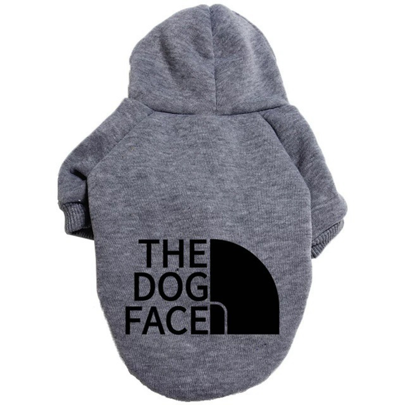 Designer Pet Clothes Sweater Dog Apparel Four Seasons Medium and Large Dogs Hoodie The Doggy Face Labrador French Bulldog Jacket Clothing 20 Color Who