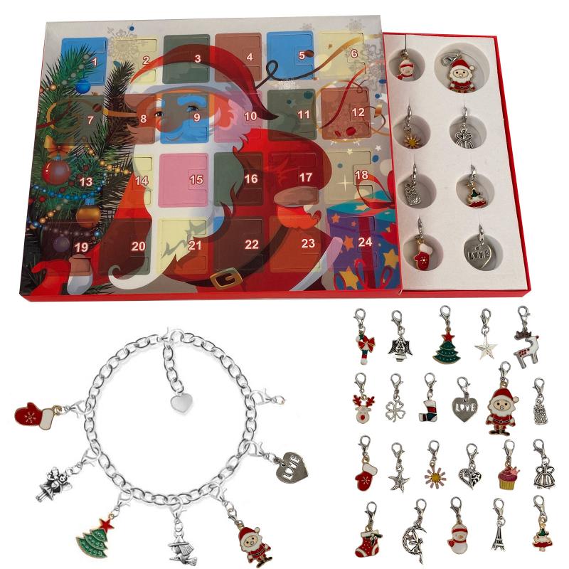 Beaded, Strands Christmas Advent Calendar Themed Diy Charm Jewelry Bracelet Necklace Making Kit For Girls Present Bracelets
Beaded, Strands Christmas Advent Calendar Themed Diy Charm Jewelry Bracelet Necklace Making Kit For Girls Present Bracelets