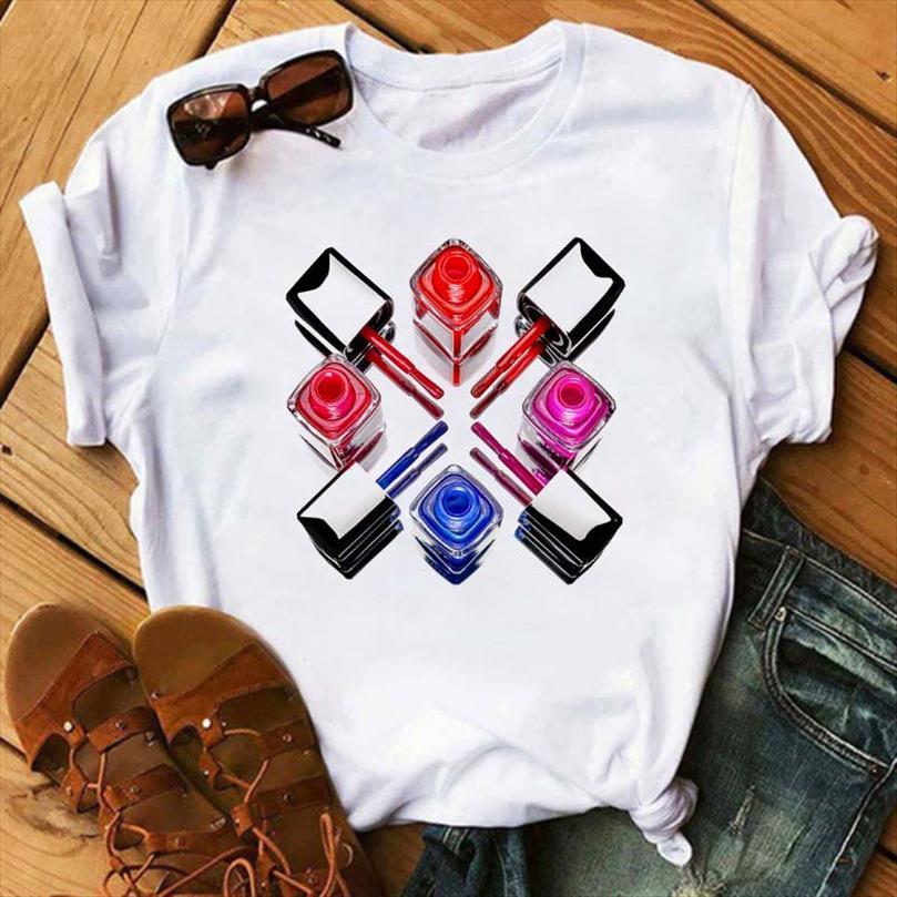 maycaur men short sleeve tee fashion nail polish harajuku ulzzang kawaii female clothes, White;black
maycaur men short sleeve tee fashion nail polish harajuku ulzzang kawaii female clothes, White;black